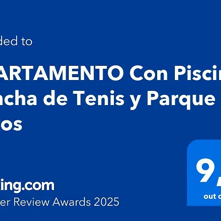 Apartamento Con Piscina, Cancha De Tenis Y Parque Ninos Gaira Exterior photo